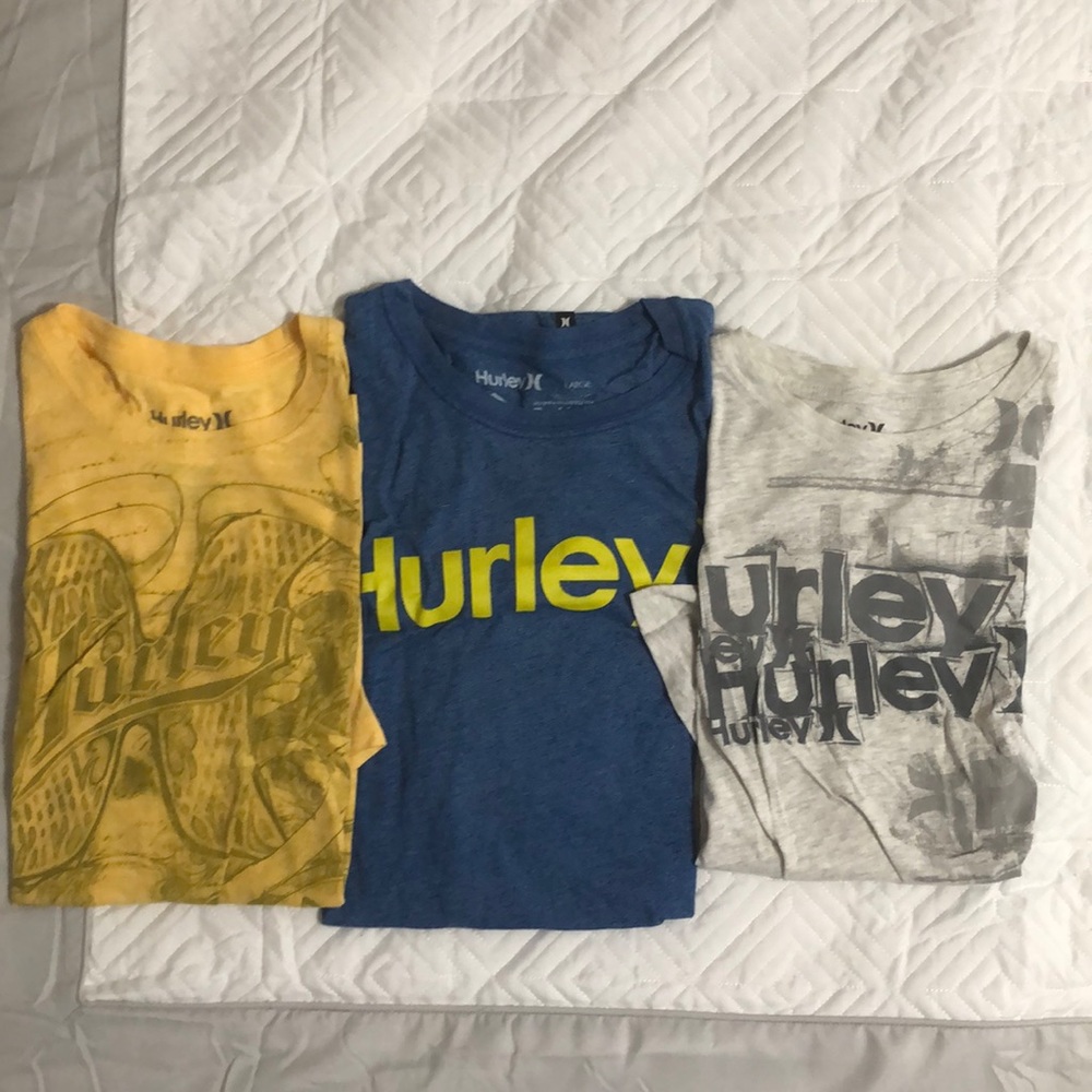 3 Hurley Tees